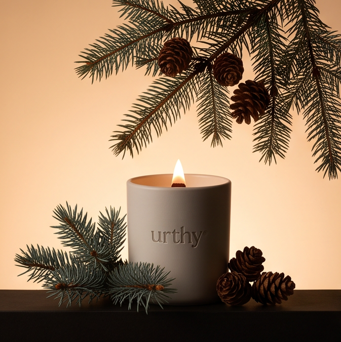 Holiday Signature Candles — Evergreens — by Urthy