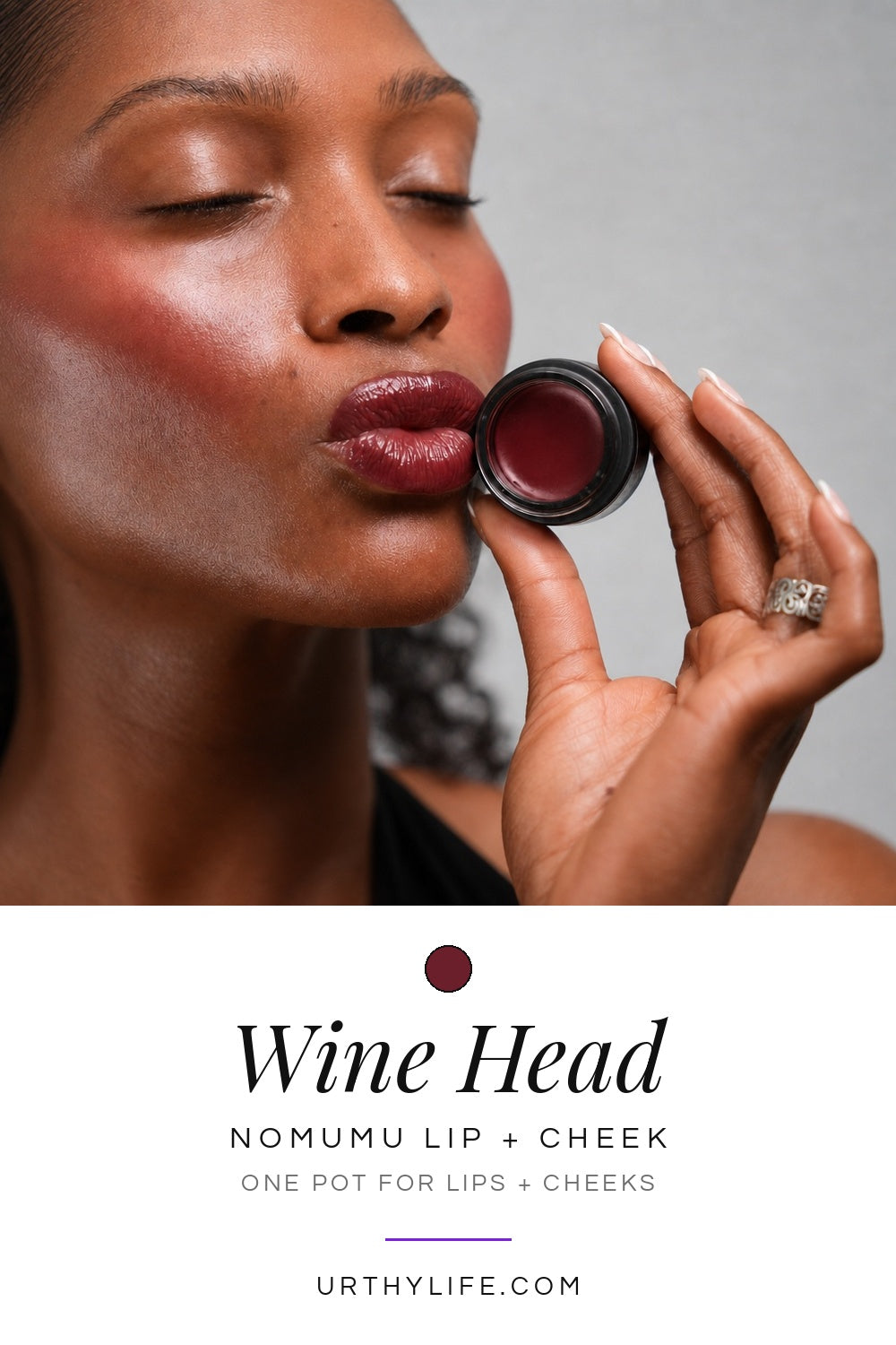 NOMUMU Lip + Cheek — Wine Head — by Urthy