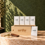 Hotelaire Discovery Set on the lobby desk