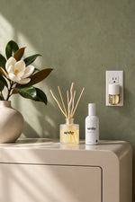 Hotelaire Charleston room with an EHREE plug-in in the wall outlet