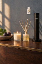 Hotelaire Napa room with an EHREE plug-in in the wall outlet