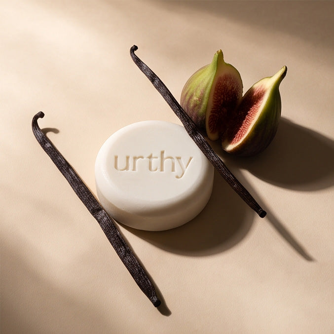 Holiday Solid Body Oil Bar — VANILLA OPEN — by Urthy