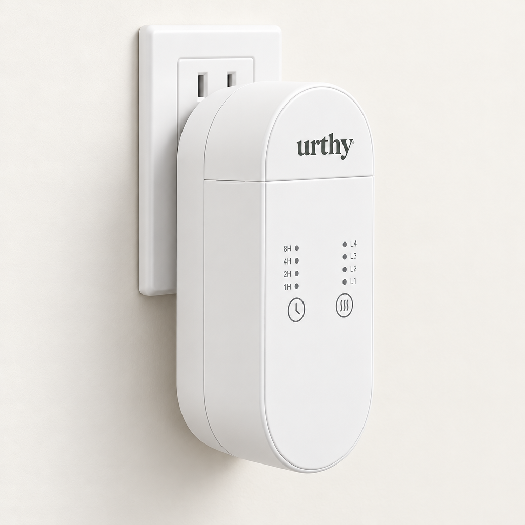 Urthy Mist plug-in, side view showing depth